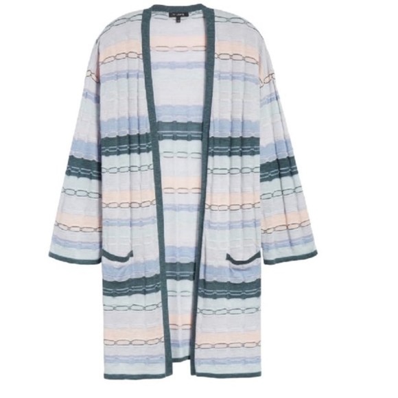 ST. JOHN Modern Heritage Chain Knit Cardigan - Picture 2 of 7